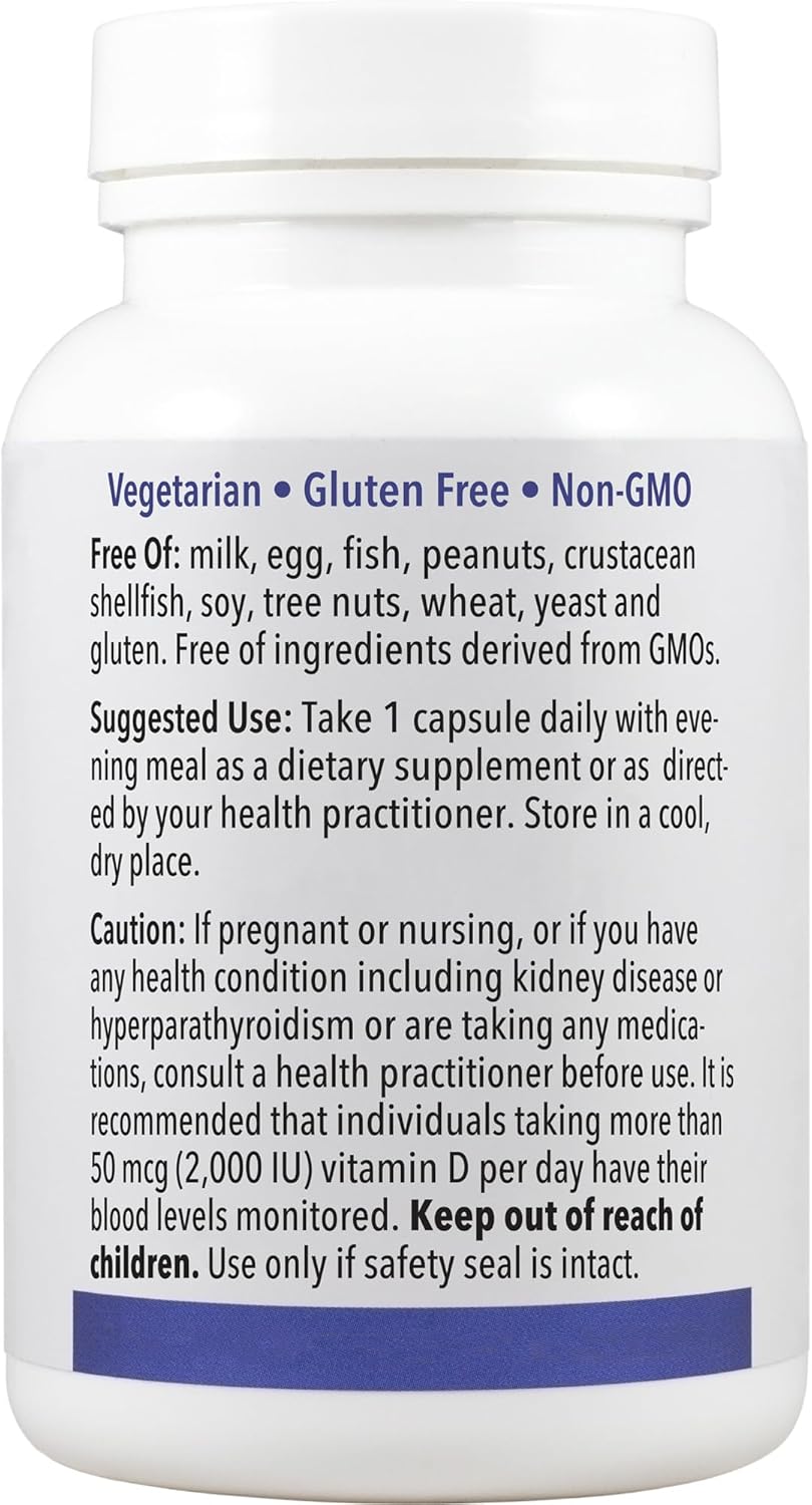 Patient One Vitamin D3 5,000 IU | Supplement to Support Immune, Heart and Bone Health* | Absorbable Cholecalciferol Form | 120 Capsules | 2 Pack