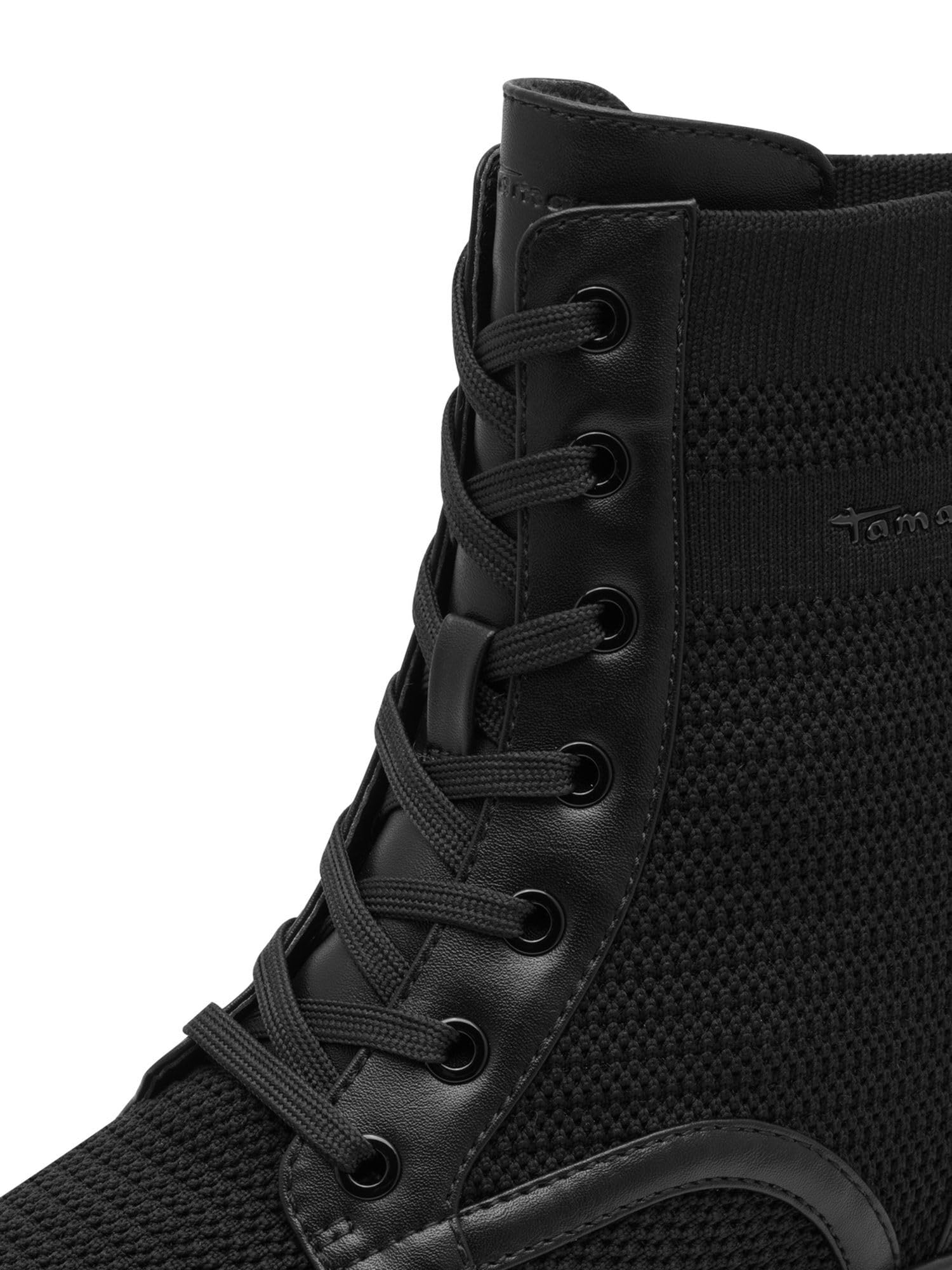 Tamaris Kobiety Tamaris Comfort Lace Boot Flat Warminsole+texBut do środka łydki