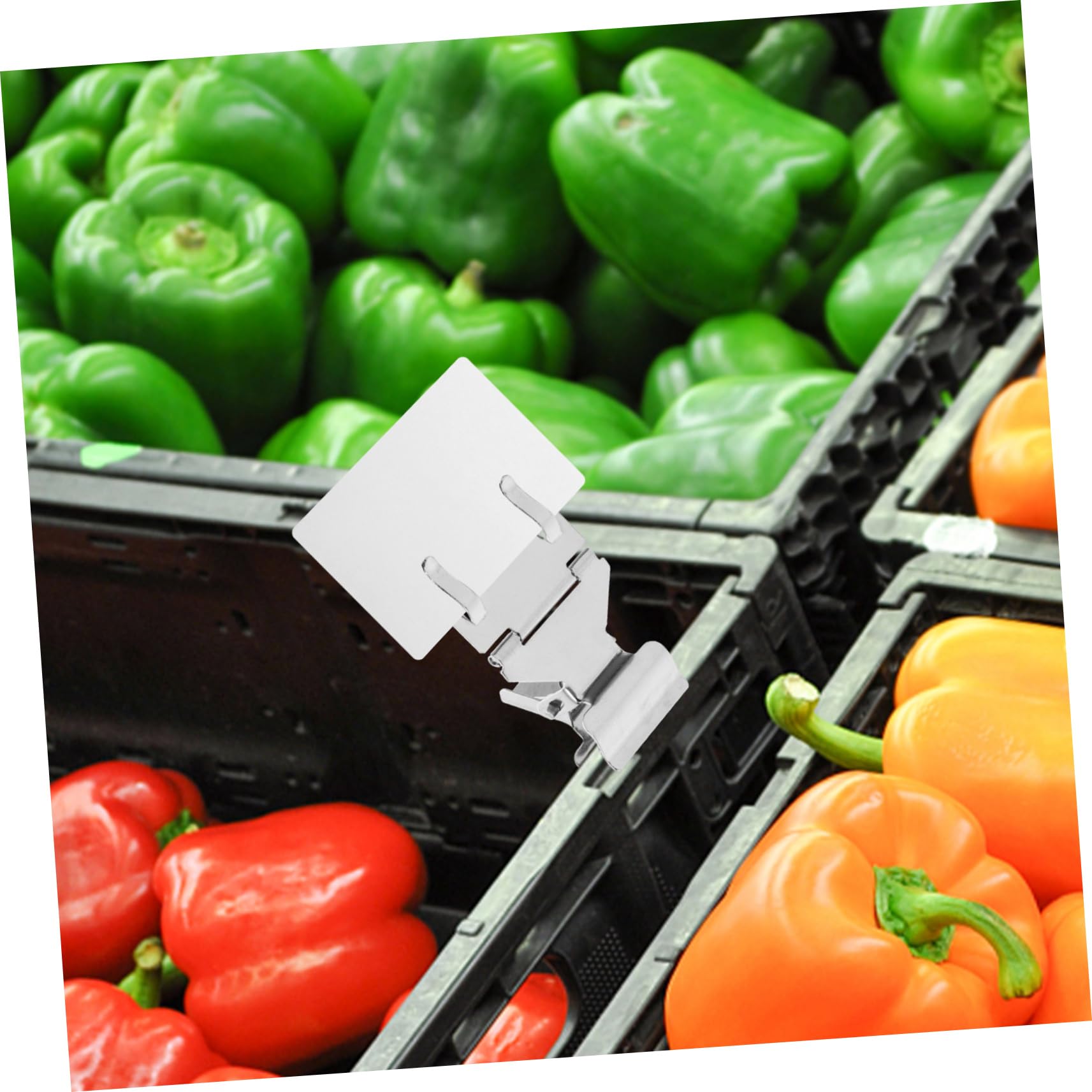 50pièces Porte-étiquette Métallique Clips De Prix Résistants Pour Supermarchés Et Événements Commerciaux Support Pratique Pour Cartes Et Menus
