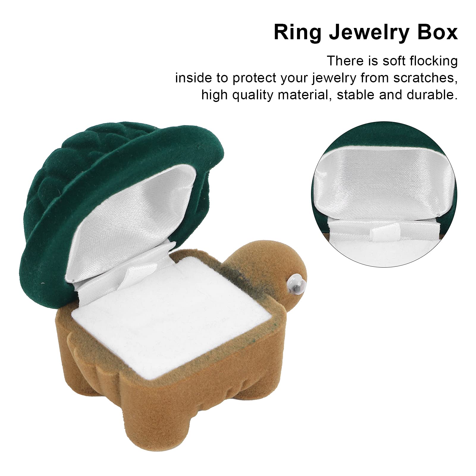 Amazon.com: ZJchao Wedding Ring Box, Cute Cartoon Turtle Small