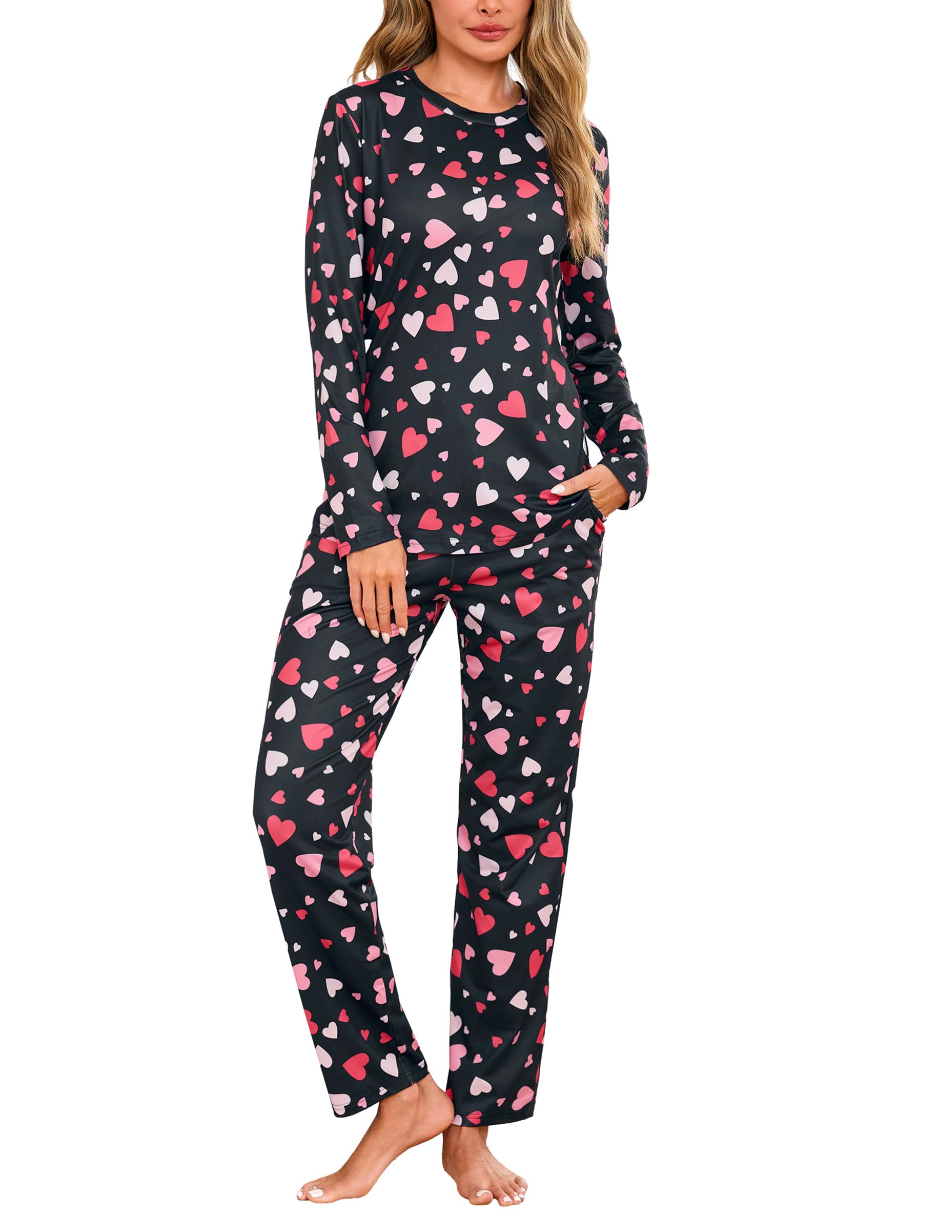 iClosam Family Christmas Pajamas Matching Sets Christmas Pjs Sleepwear Xmas Jammies for Women/Men