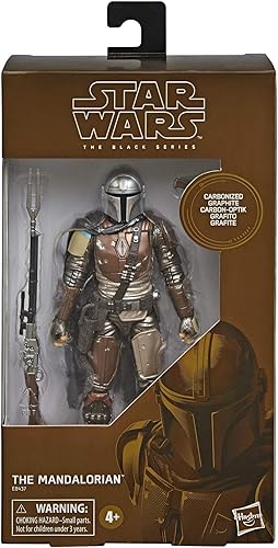 Miniatura 7 de Star Wars The Black Series Carbonized Collection The Mandalorian Toy Figura de acción a escala de 6 pulgadas, juguetes para niños a partir de 4 años
