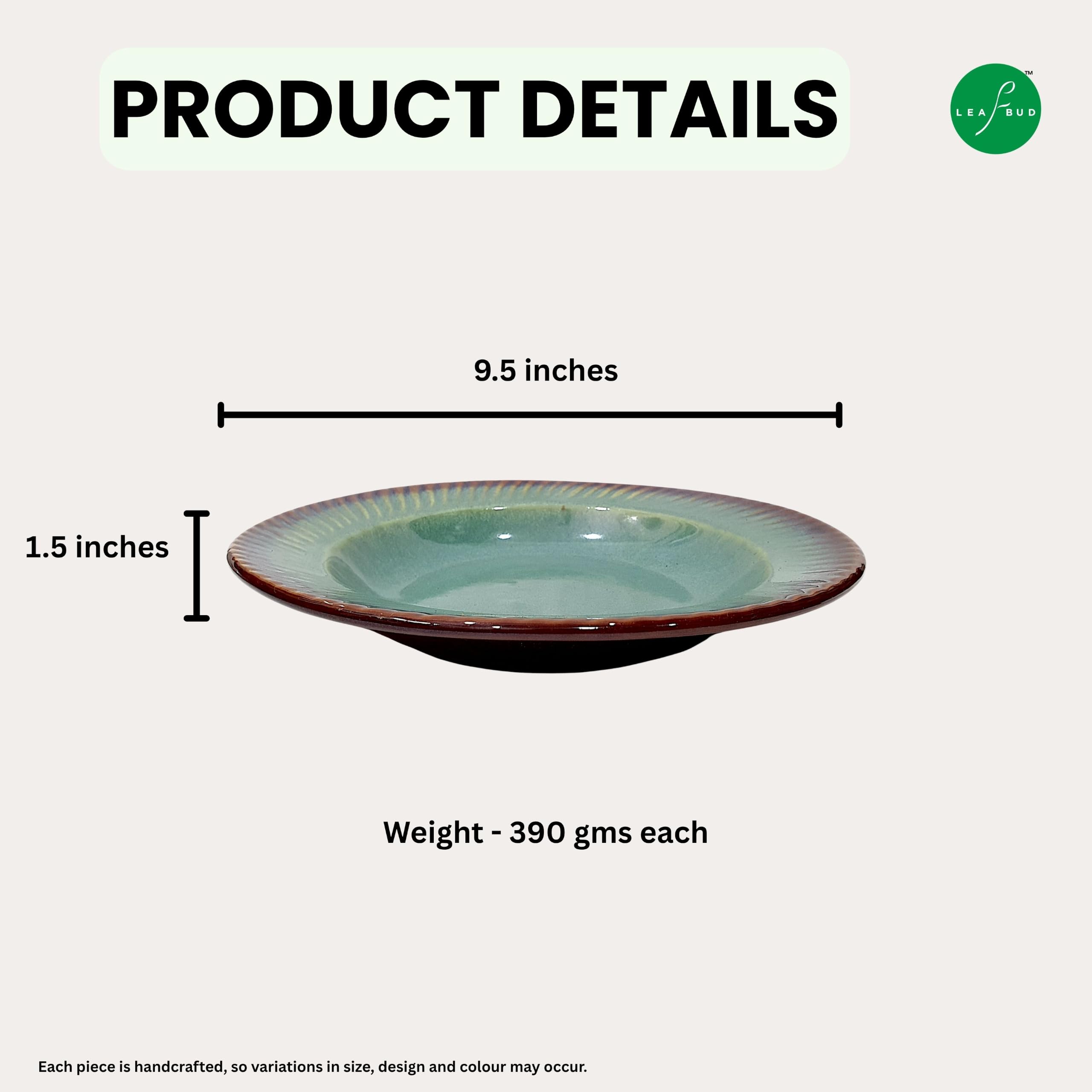 Verde Pasta Plate - Eco-Friendly & Durable -2