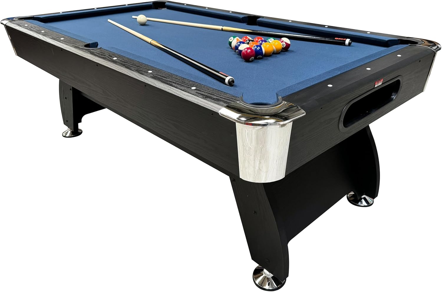 BCE Black Cat 7ft American Pool Table - with Full-size American Pool ...