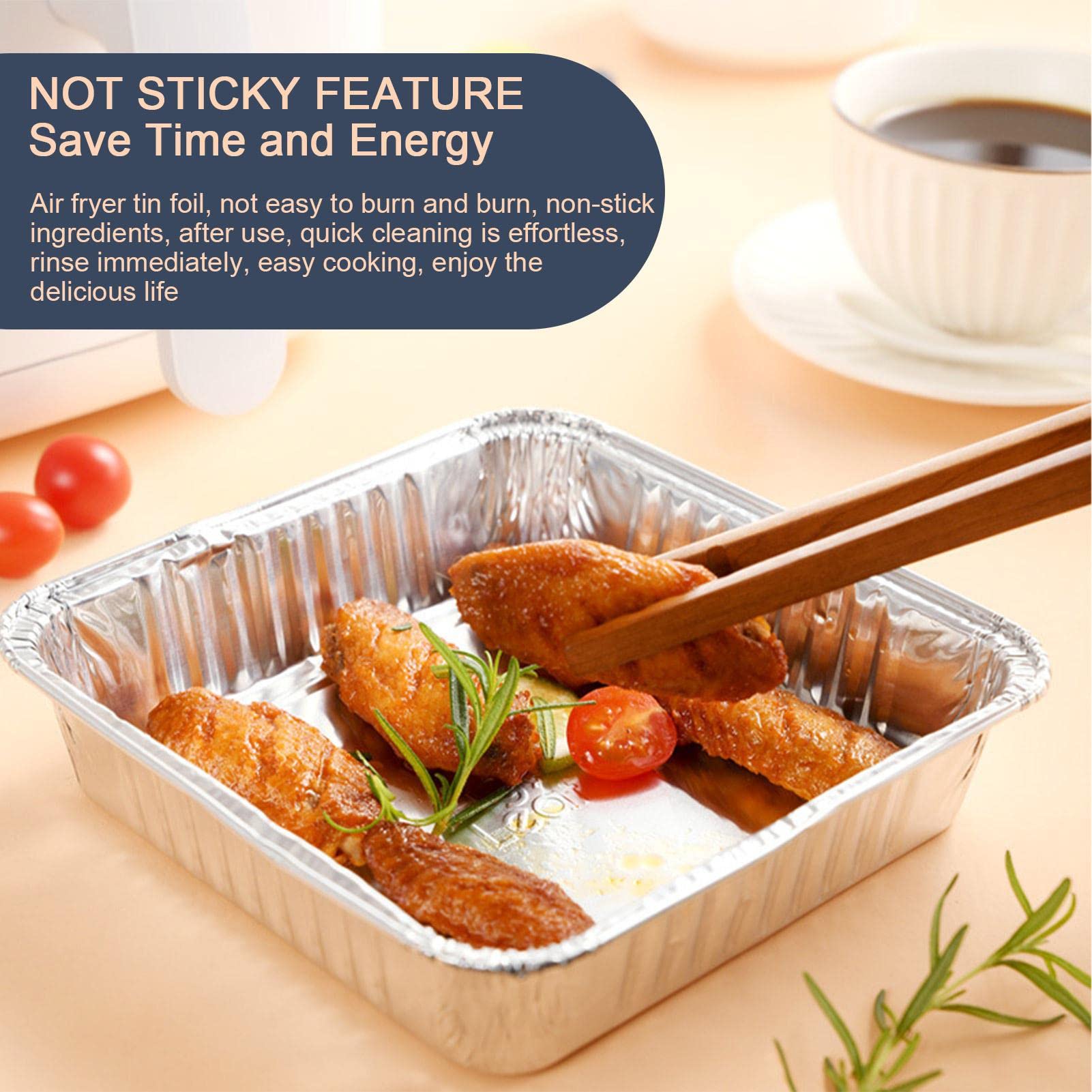 Teglia Rettangolare Antiaderente 43x30x5 Cm - In Alluminio, Multiuso Per Forno - Foto 11