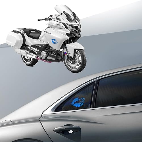 Miniatura 3 de 1 calcomanía para casco de motocicleta, calcomanía reflectante de labios, calcomanías personalizadas para parachoques, apto para automóviles,