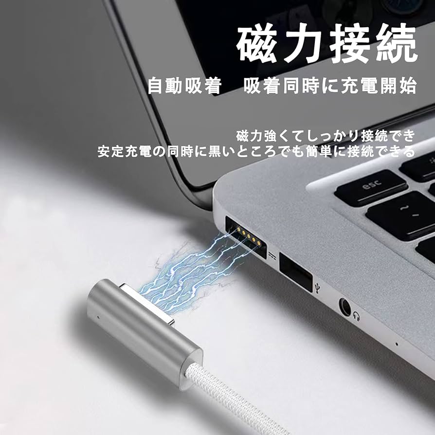 Amazon.co.jp: MagSafe 交換 MacBook Air Pro充電器 USB C Type
