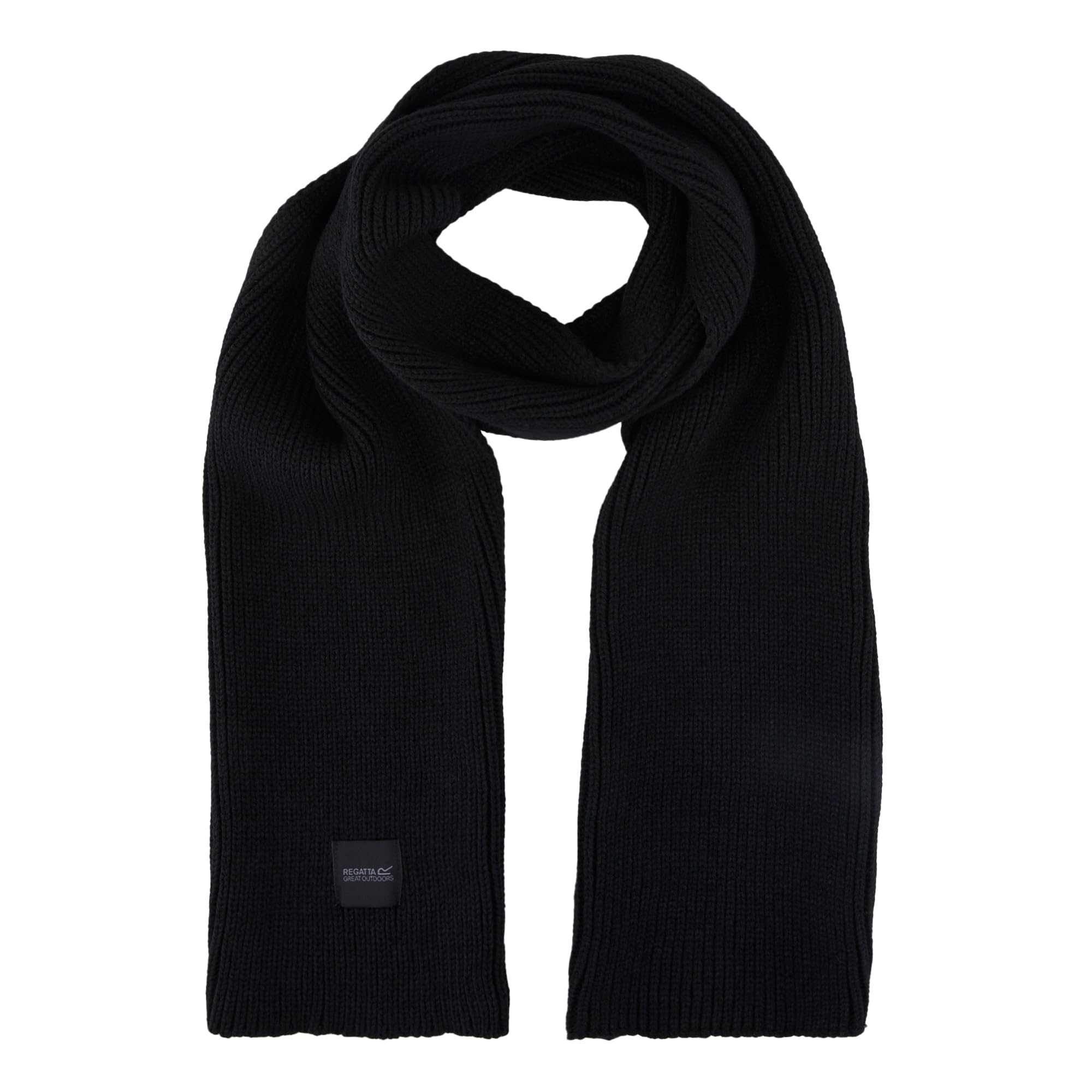 Regatta Men's Black Unisex Adult Connora Scarf (One Size) (Black)