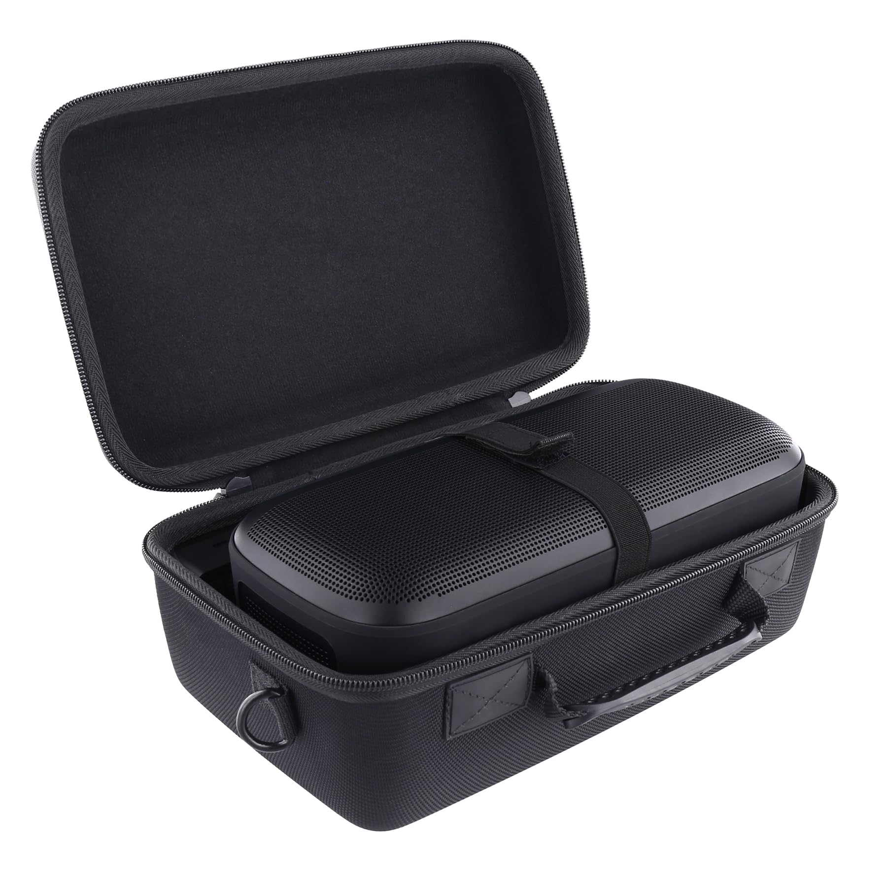 Aenllosi Twardy futerał kompatybilny z przenośnym głośnikiem Bose NEW SoundLink Max (tylko etui), Czarny, Nowoczesny