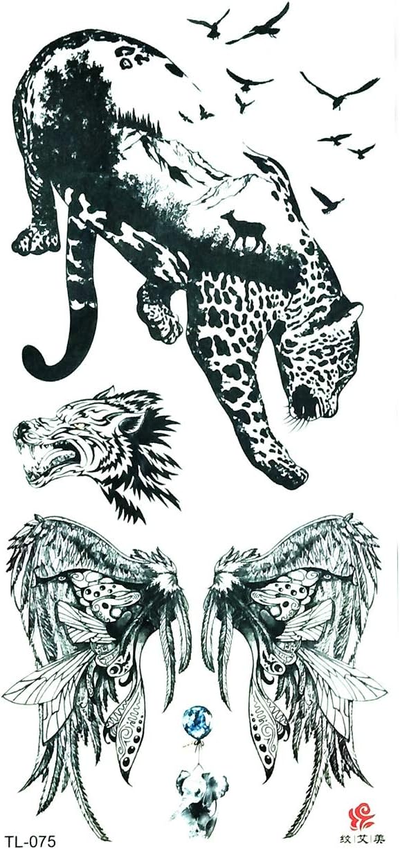 Tattoos 2 Sheets Red Blue Pink Bow Ribbon Cartoon Tattoo Vintage Style Art Body Temporary Tattoos Fake Waterproof Removable Stickers Party for Kid Teens Men Women (13) : Beauty & Personal Care