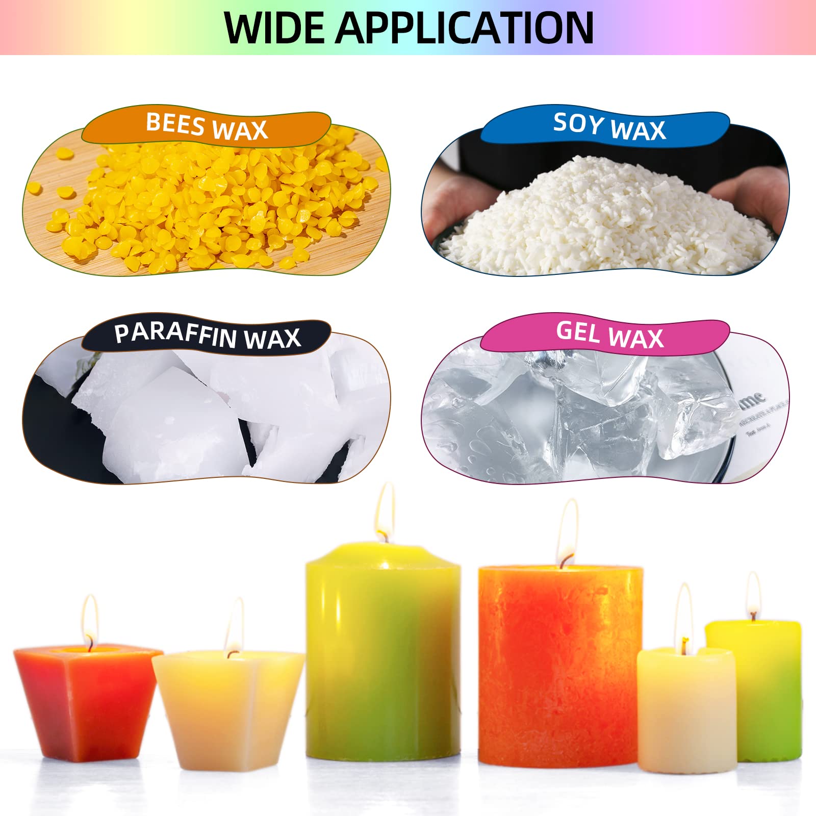 Colorante Liquido Per Candele - 30 Colori, Altamente Concentrato, Per Cera Di Soia/Paraffina - Foto 9