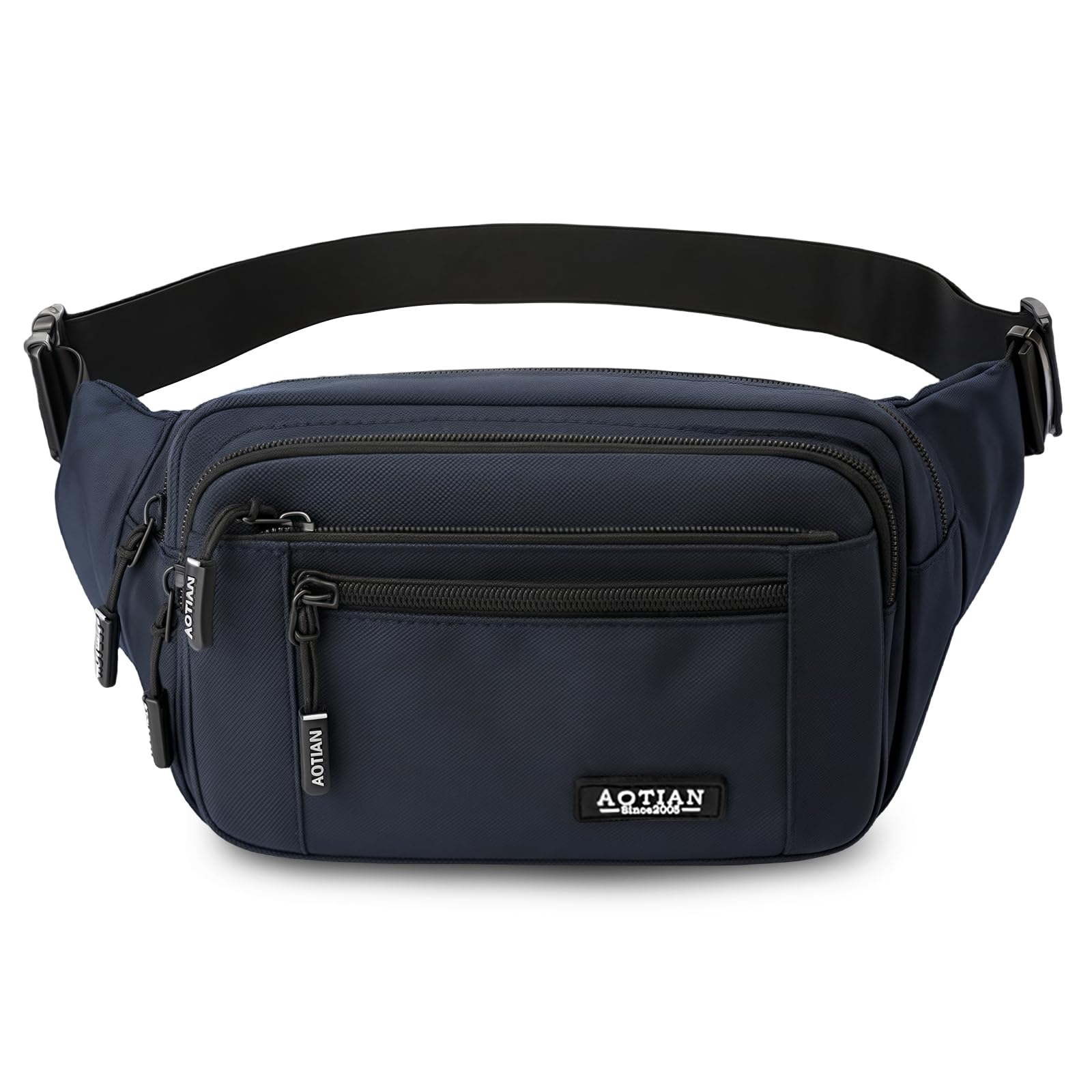 Aucuu Bum Bag, Waterproof Waist Pack, Waist Fanny Pack with Multi Pockets, Adjustable Sports Fanny Pack, Large Crossbody Chest Bag for Men Women for Travel Hiking Camping Cycling Daily Use