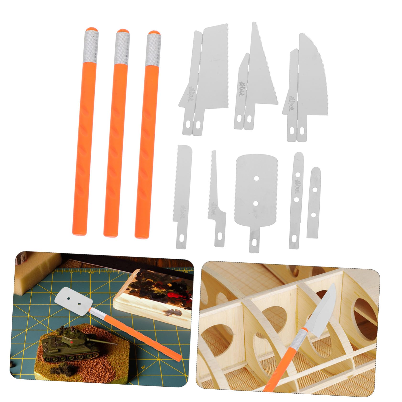 Housoutil Strumenti Per Modellismo Mini Seghe Mano Con Lame Di Ricambio Per Costruzione Di Modelli Adatte Plastica e Legno Design Ergonomico Per Hobby e Progetti Fai Da Te