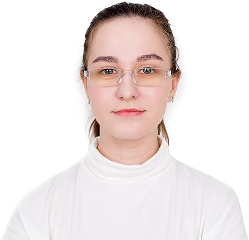 Miniatura 10 de Paquete de 8 anteojos de lectura, anteojos de lectura para computadora con bloqueo de luz azul para mujeres y hombres, lentes de lectura ligeros