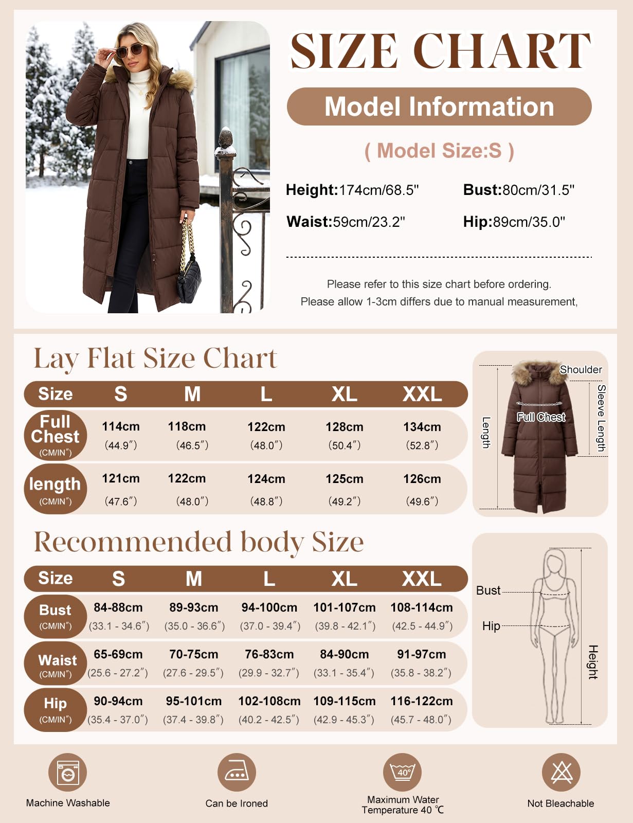 Tuopuda Cappotto Donna Lungo Invernale Giubbotto Giacca Cappotti Imbottita Caldo Addensare il cappotto Parka Giacche con Cappuccio Trapuntato Giaccone Outwear Antivento Cappotti