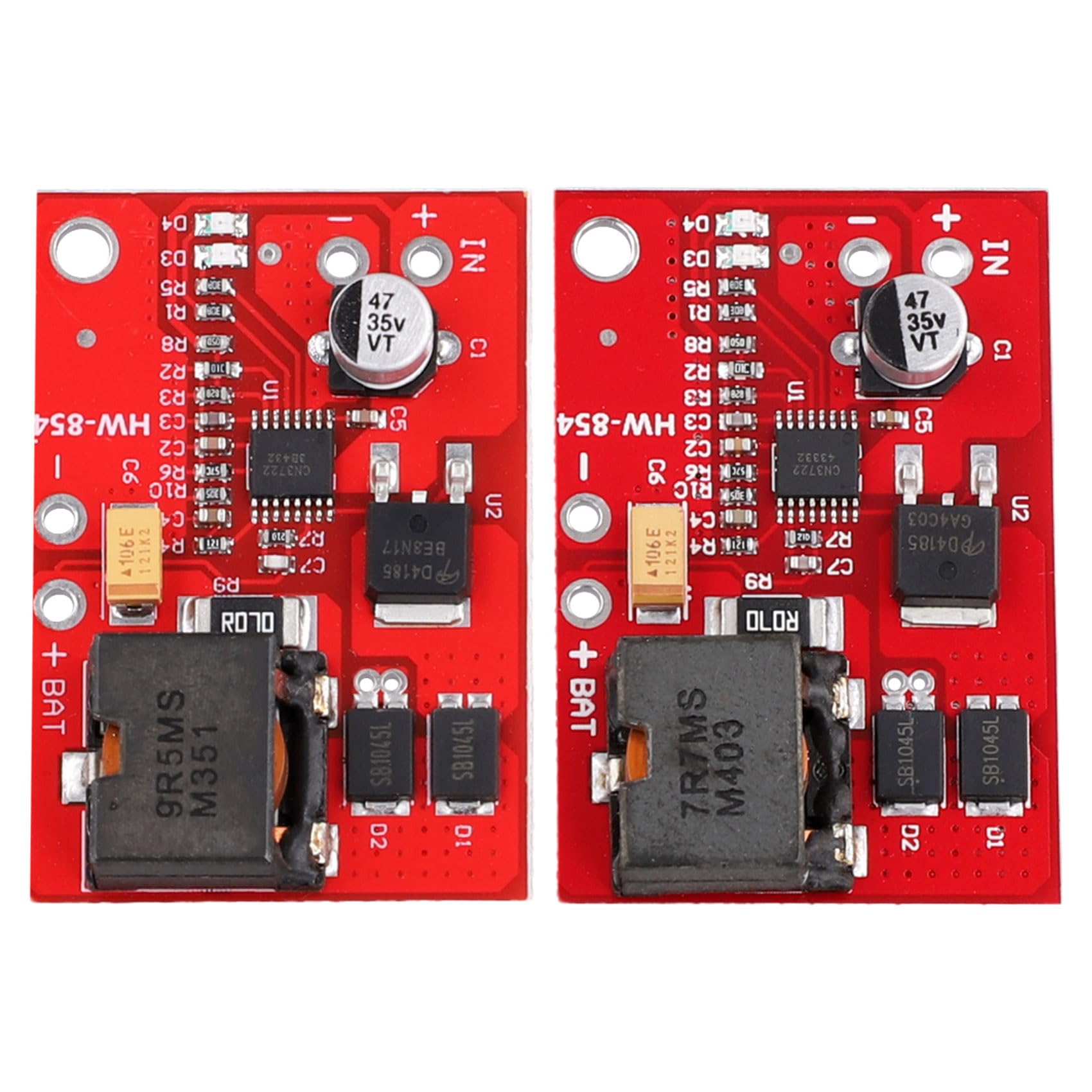 Littimoon 2PCS CN3722 12V Solar Panel Controller MPPT Solar Controller with Dual Status Indicator for Li-Ion Batteries