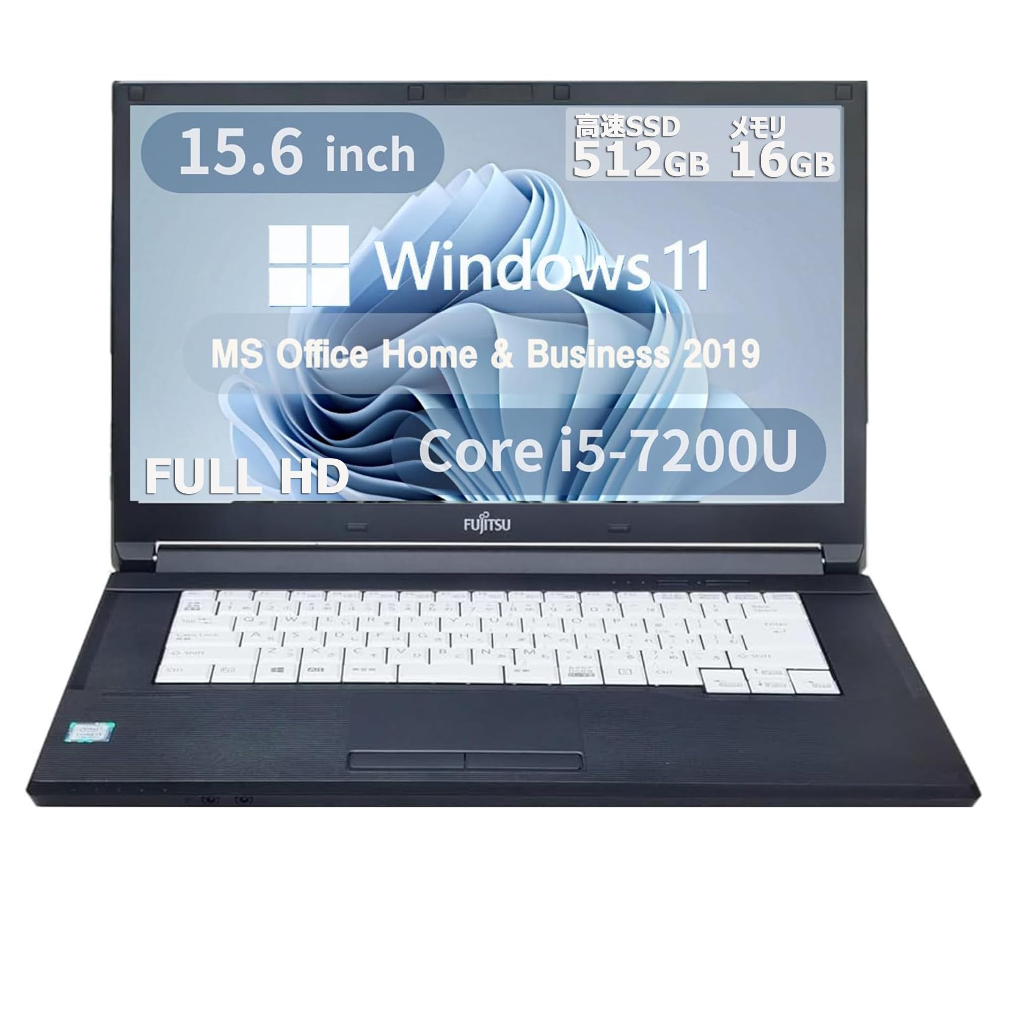 Amazon.co.jp: 【整備済み品】富士通 ノートPC A577/15.6型フルHD/第7 