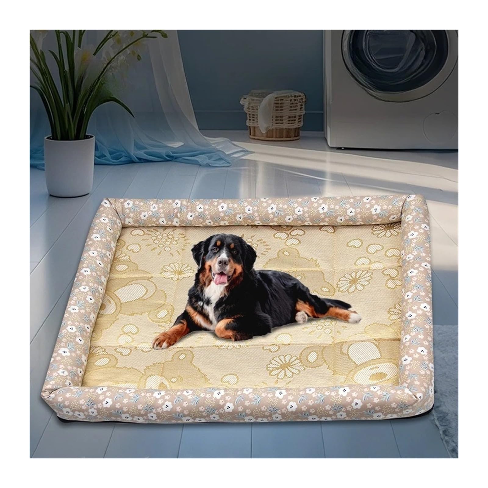 tappetino rinfrescante per animali domestici Tappetino for animali domestici rinfrescante estivo(Light purple,XXL (90X70))