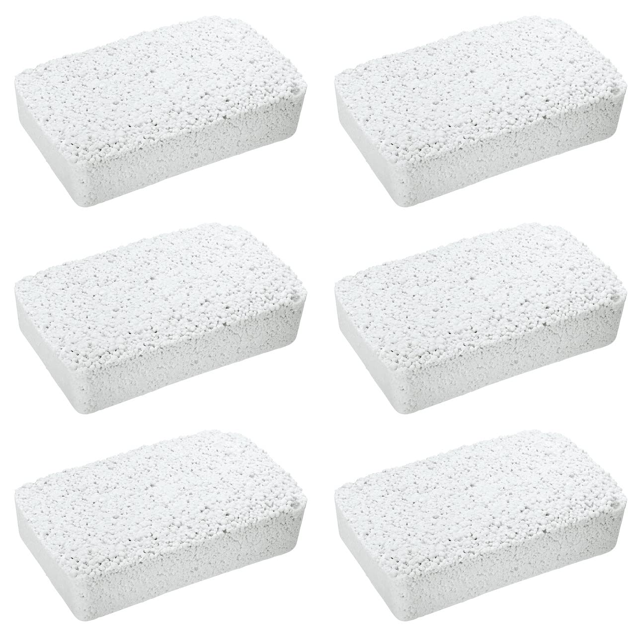 WENKO Feuchtigkeitskiller 1 kg Nachfüllpack 6er Set aus Calciumchlorid Weiß