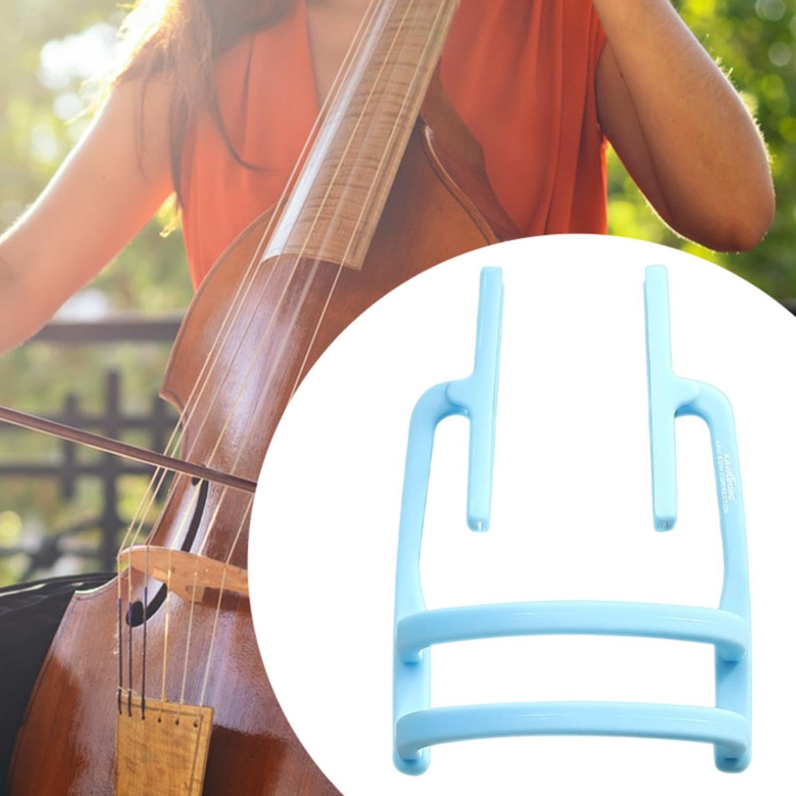 Dispositivo di Raddrizzamento Dell'archetto Del Violoncello per L'allenamento E Adatto a Tutte Le Taglie, Blu