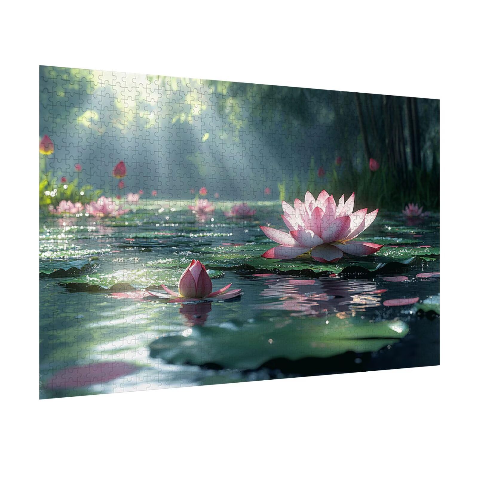 Puzzle 4000 Pezzi primavera Puzzle Classici per Gioco Familiare, n-74 | Impossibile Puzzles, Intrattenimento Creativo, Rilassamento e Intelligence, Regalo per Amore e Amico, Decorazioni Casa, Lotus