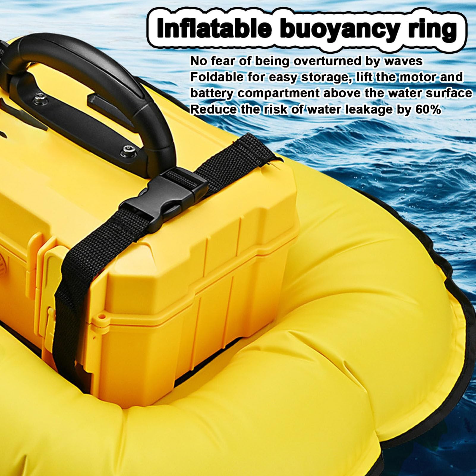 Ventilador de buceo portátil, refrigeración por agua de circulación inalámbrica, ventilador de buceo recargable, profundidad máxima 10/15 m, uso bajo el agua