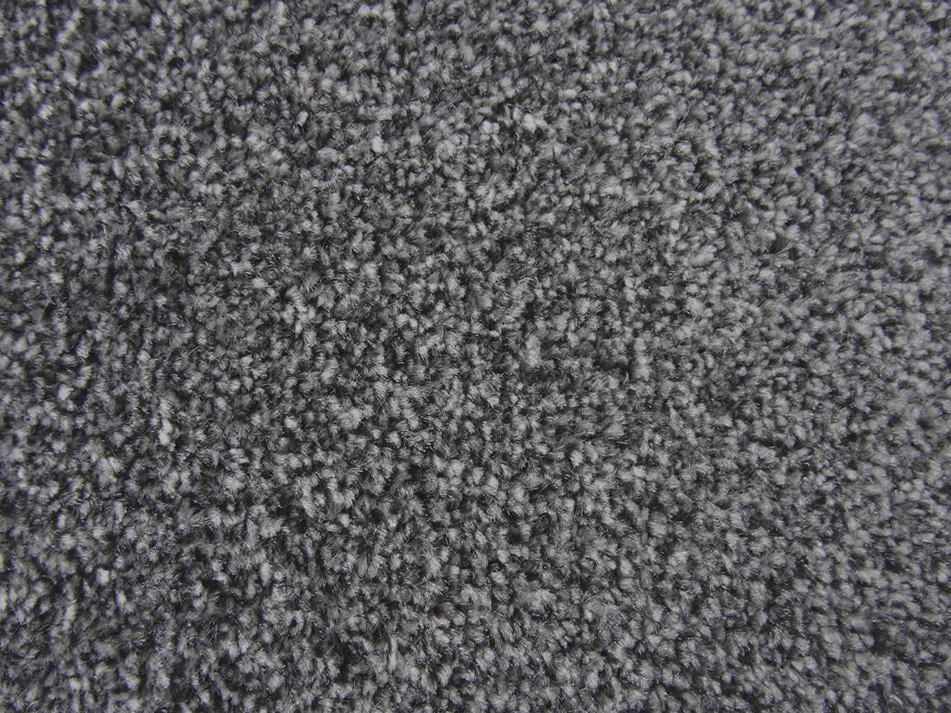 Flauschiger melierter Velours-Teppichboden Amalfi mit Textilrücken, grau, Zuschnitt (4m breit / 2m lang)