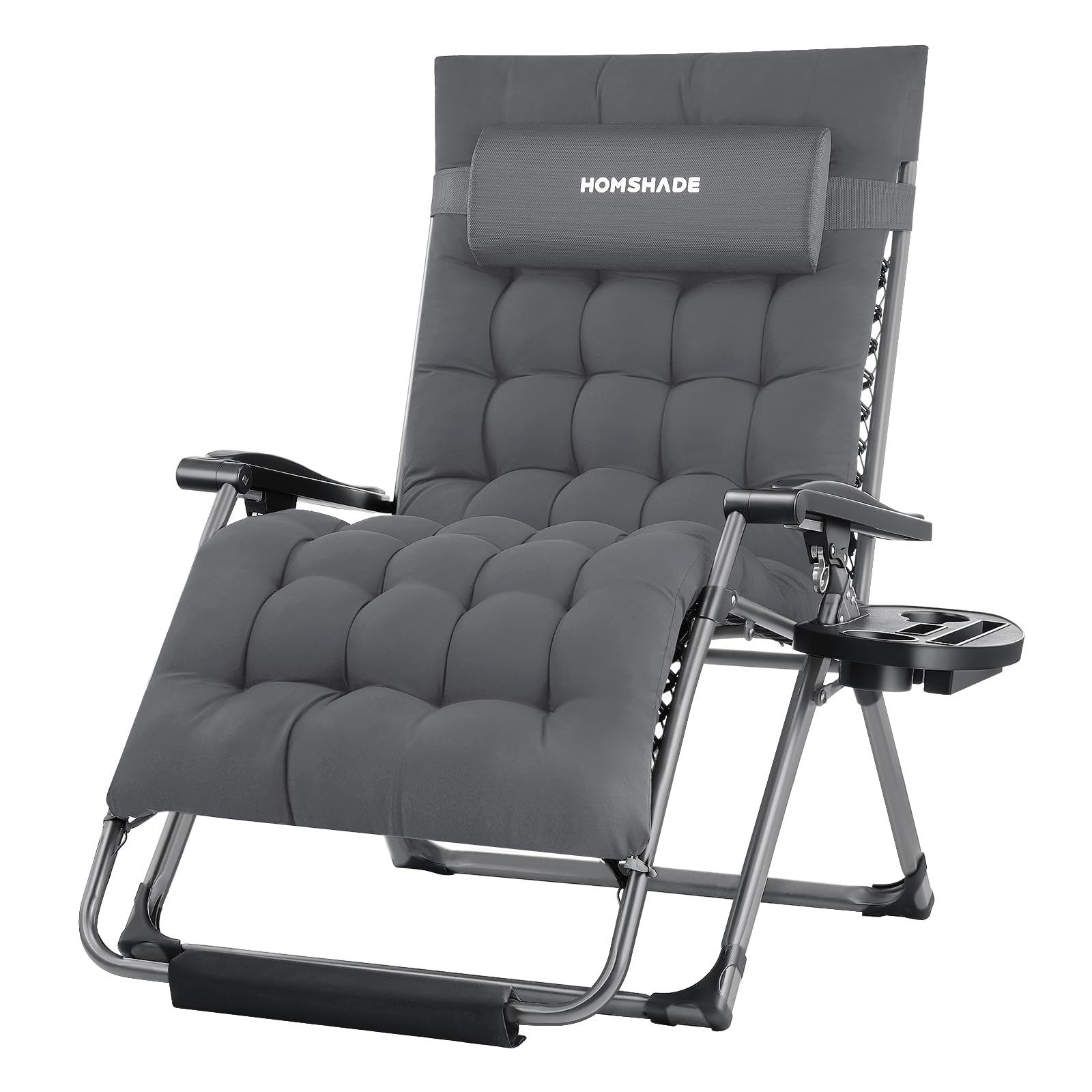 Amazon.com: HOMSHADE XXL Zero Gravity Chair with Cushion, 33In