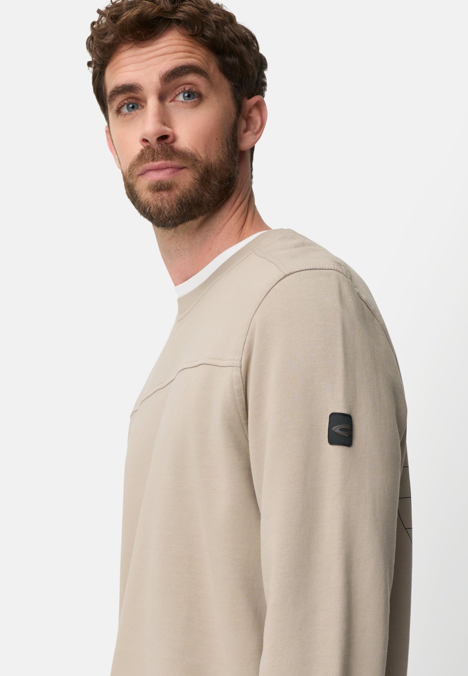 camel active Herren Pullover mit Backprint
