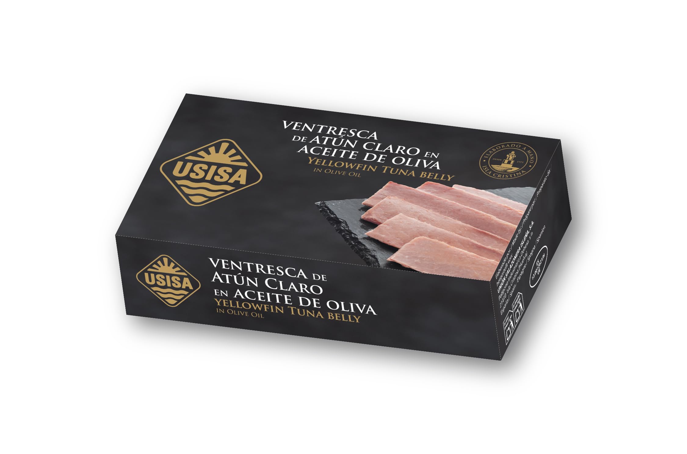 USISA Ventresca de Atún Claro en Aceite de Oliva 5 Latas 120g