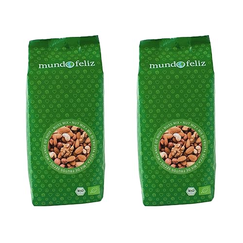 Mundo Feliz Nussmischung aus Bio-Anbau, 2 x 500 g