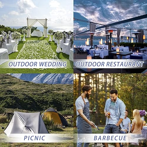 Miniatura 6 de Tienda de campaña para fiestas, toldo al aire libre, tienda de campaña impermeable con paredes laterales extraíbles (10 x 30-5)