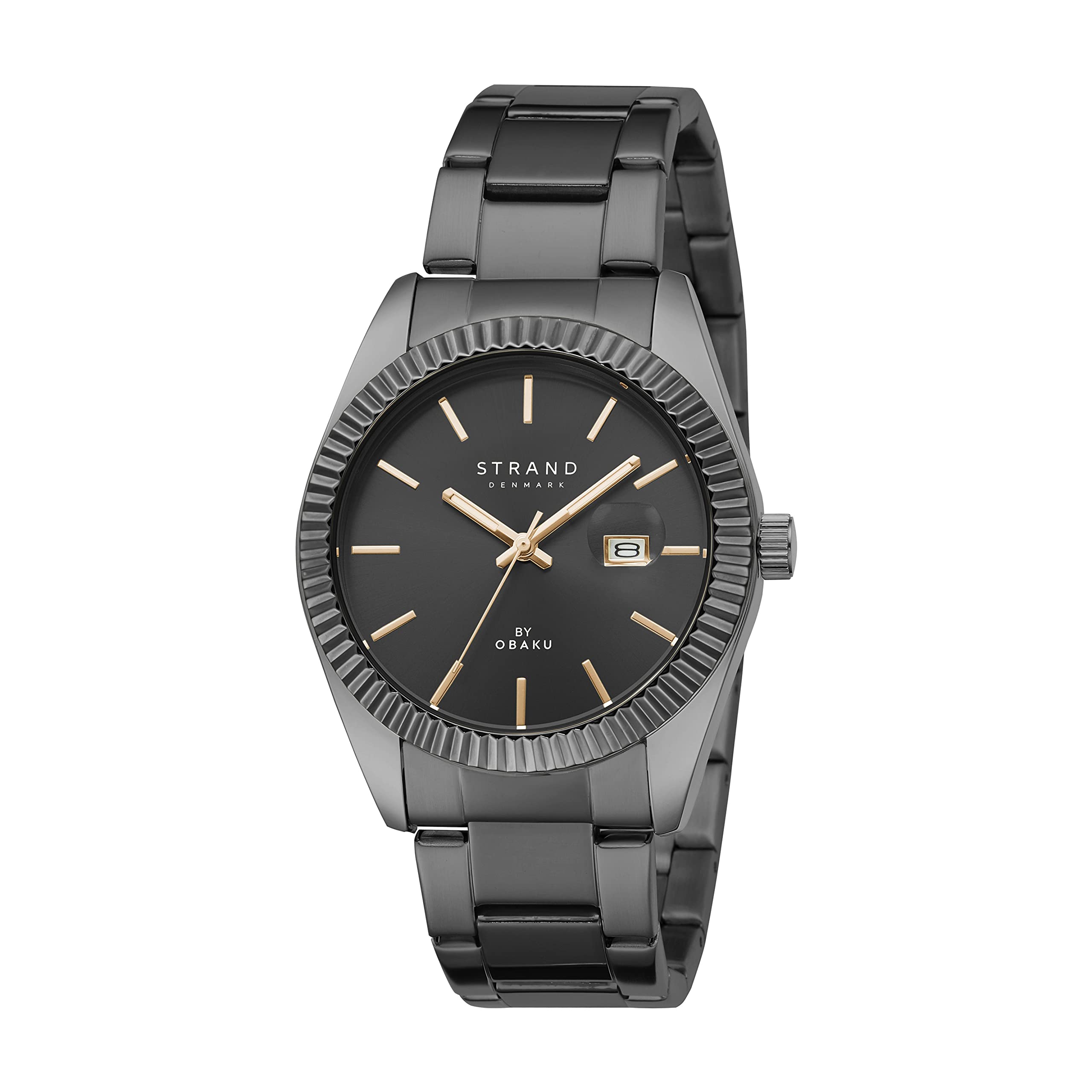 Strand By Obaku Wellington Dark Analog Black Dial Mens Watch-S721GDBBSB-DS (B09DGLDMH1) Amazon Price History, Amazon Price Tracker