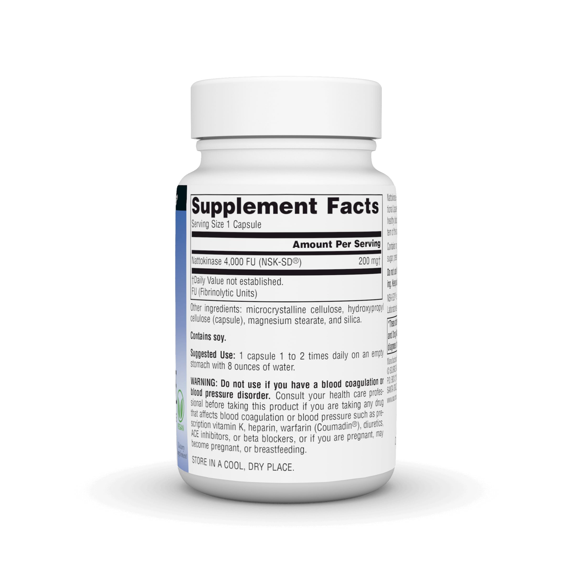 Source Naturals NSK-SD, Nattokinase, 200 mg - 60 Vegan Capsules — Amazon image 2