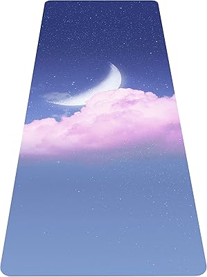 Vonoga Premium Yoga Mat 6mm Print Extra Thick Non Slip Exercise & Fitness Mat for All Types of Yoga, Pilates & Floor Worko...