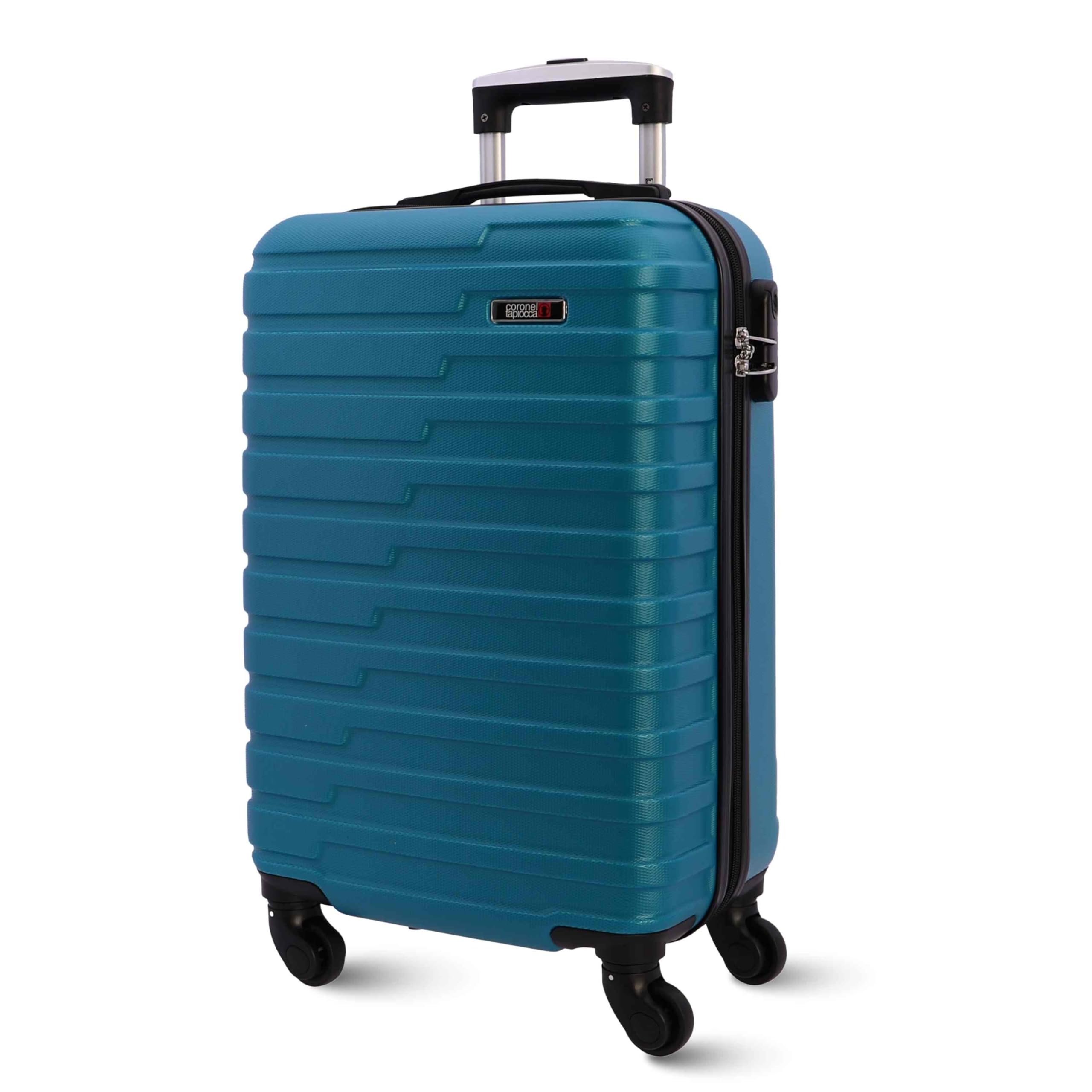 Coronel Tapioca - Maletas de Viaje Cabina - Maleta Cabina - Maletas de Viaje - Apta para Ryannair- Trolley Equipaje para Avion Resistente con 4 Ruedas de 360º y candado