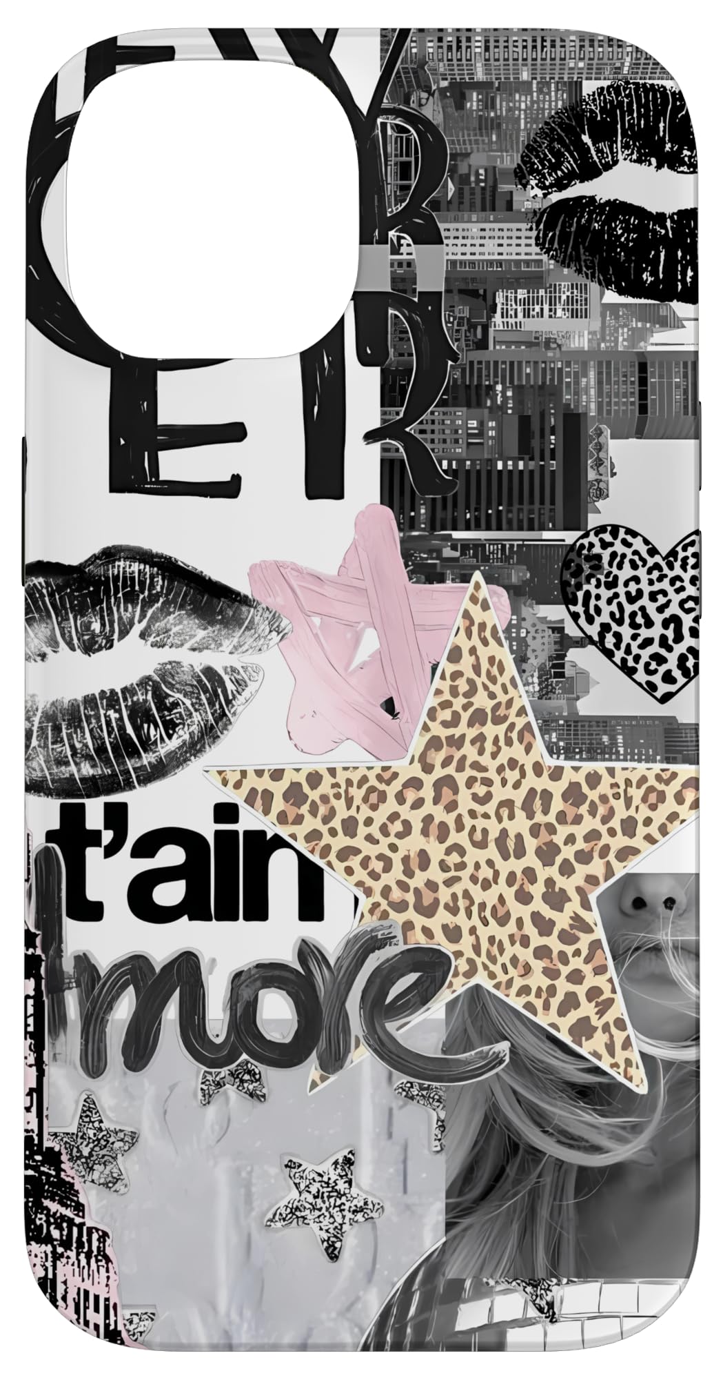 Aesthetic Coquette Collage Leopard Coquette Collage Case for iPhone 14