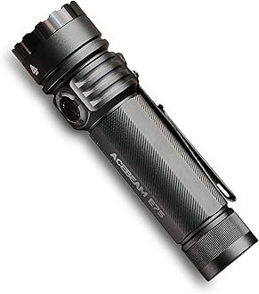 ACEBEAME75 3000 High Lumens Torch with Magnetic Base, Super Bright LED Torch Rechargeable, IPX8 Water-Resistant Tactical EDC Flashlight, 26 Days Super Long Lasting for Camping,Everyday Use