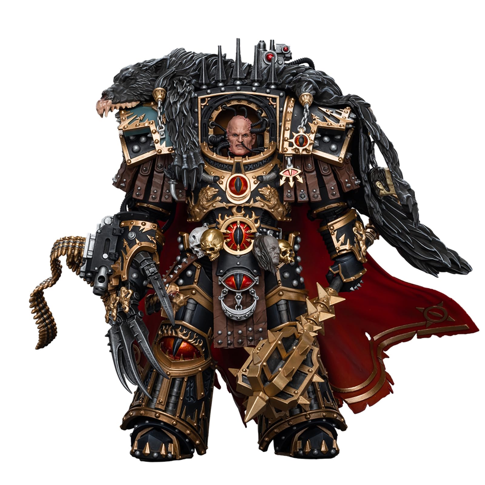 GWTCTOY JoyToy Warhammer 40K Genuine License 1:18 Action Figure, Sons of Horus Warmaster Horus Primarch of The XVlth Legion