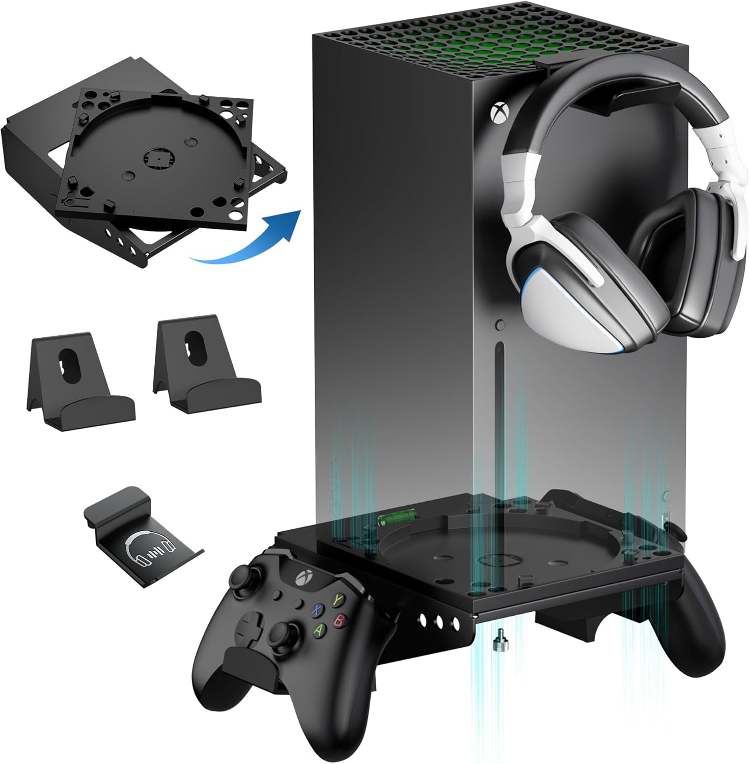 Narati Wall Mount for Xbox Series X 4 in 1 Xbox Series X
