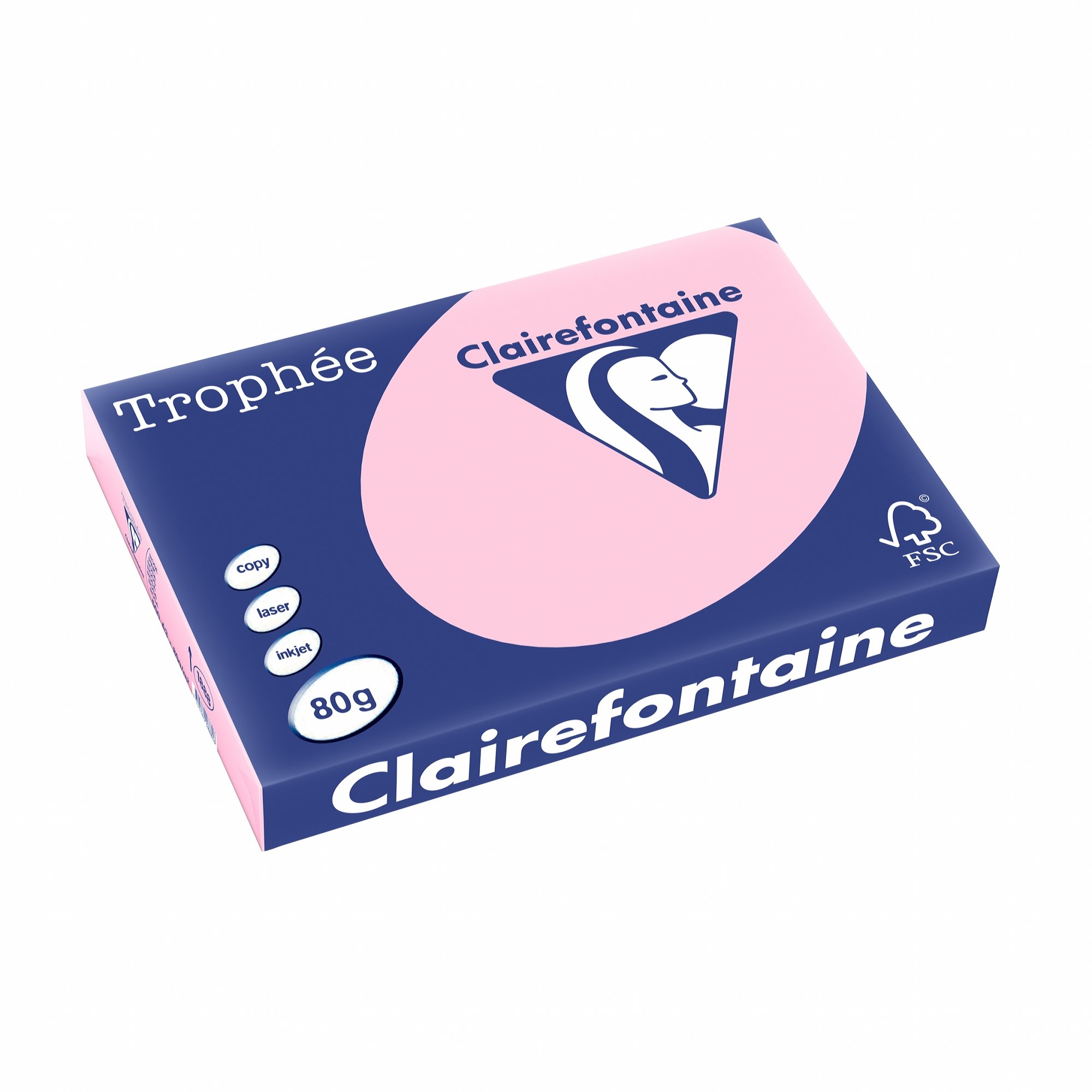 Clairefontaine Trophee papier 1888C A3 80 g 500 arkuszy różowy