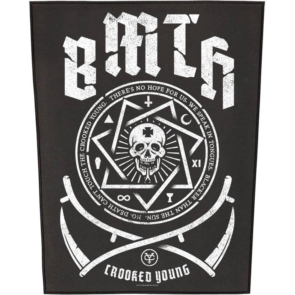 BRING ME THE HORIZON RÜCKENAUFNÄHER BACKPATCH #3 CROOKED YOUNG
