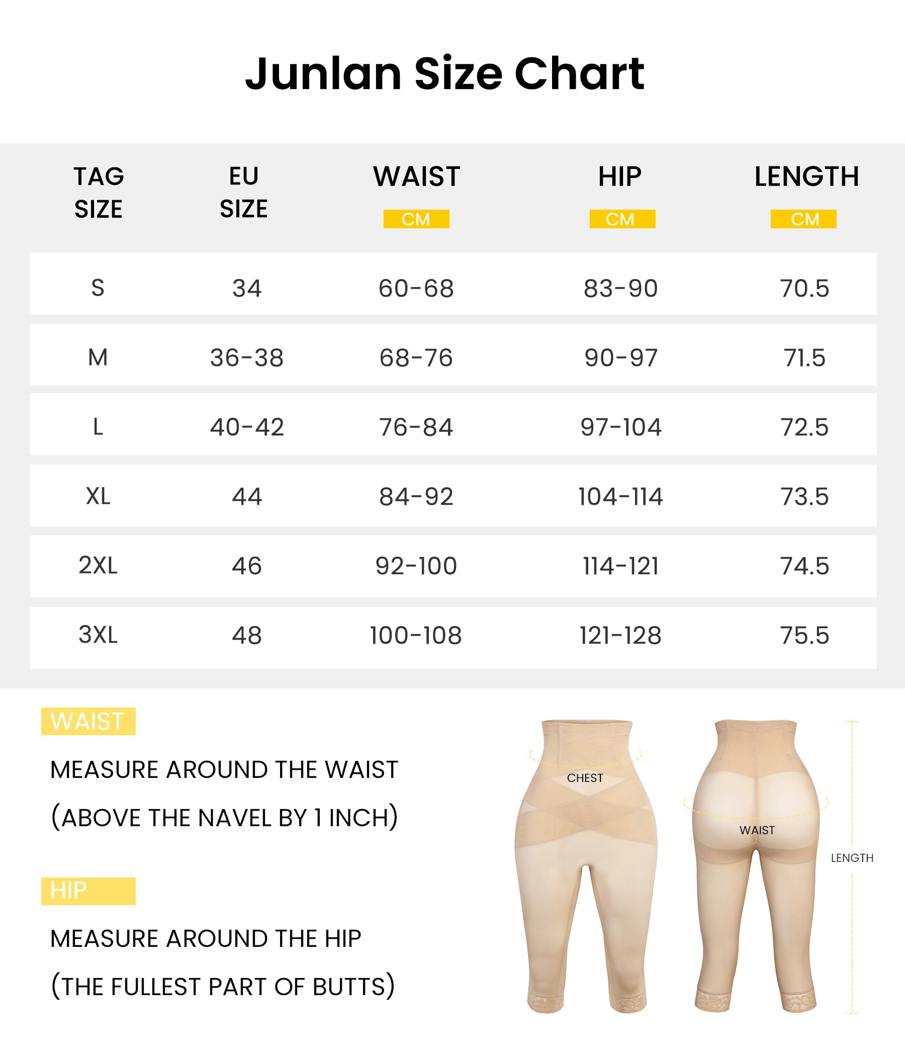 Junlan Guaina Contenitiva Donna Pancia Piatta Mutande Contenitive Intimo Modellante Pancera Vita Alta Body Shaper Invisible Post Parto Snellente Senza Cuciture