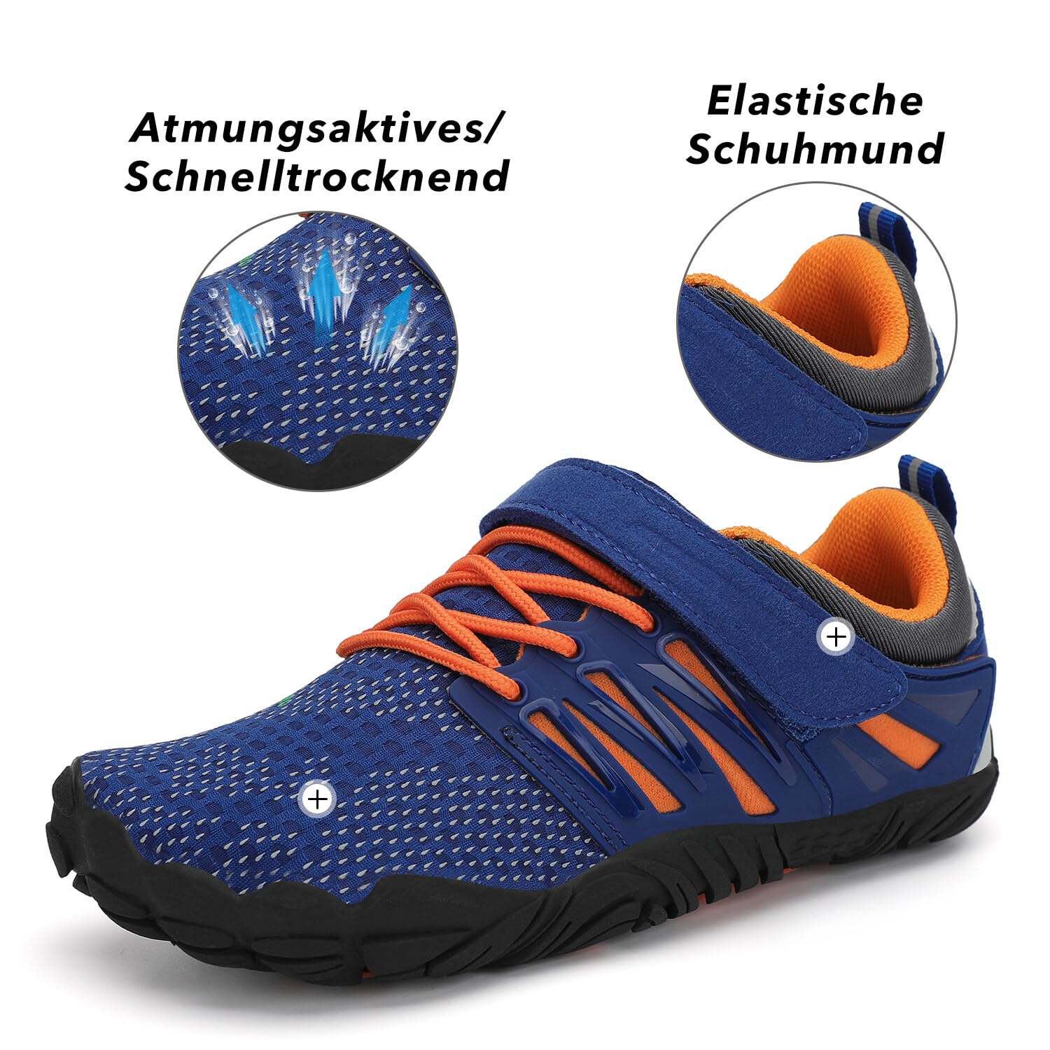 SAGUARO Barefoot Shoes Bambini Traspiranti Scarpe Barefoot Ragazzi Ragazze Scarpe Minimaliste Gr.24-36