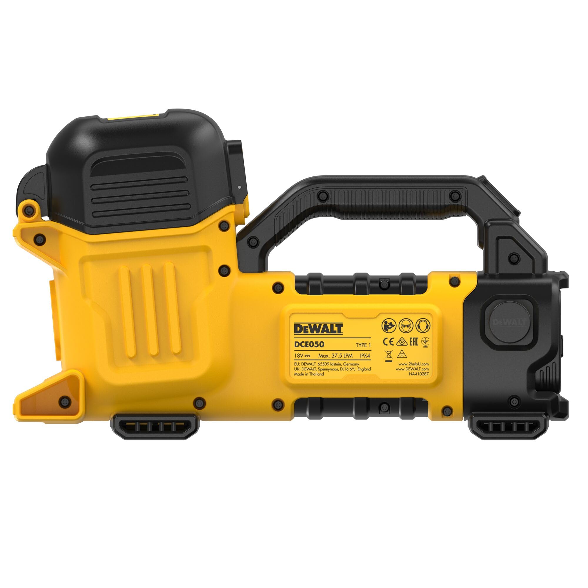 DEWALT DCE050N-XJ Pompe de transfert sans balais XR 18 V uniquement Jaune