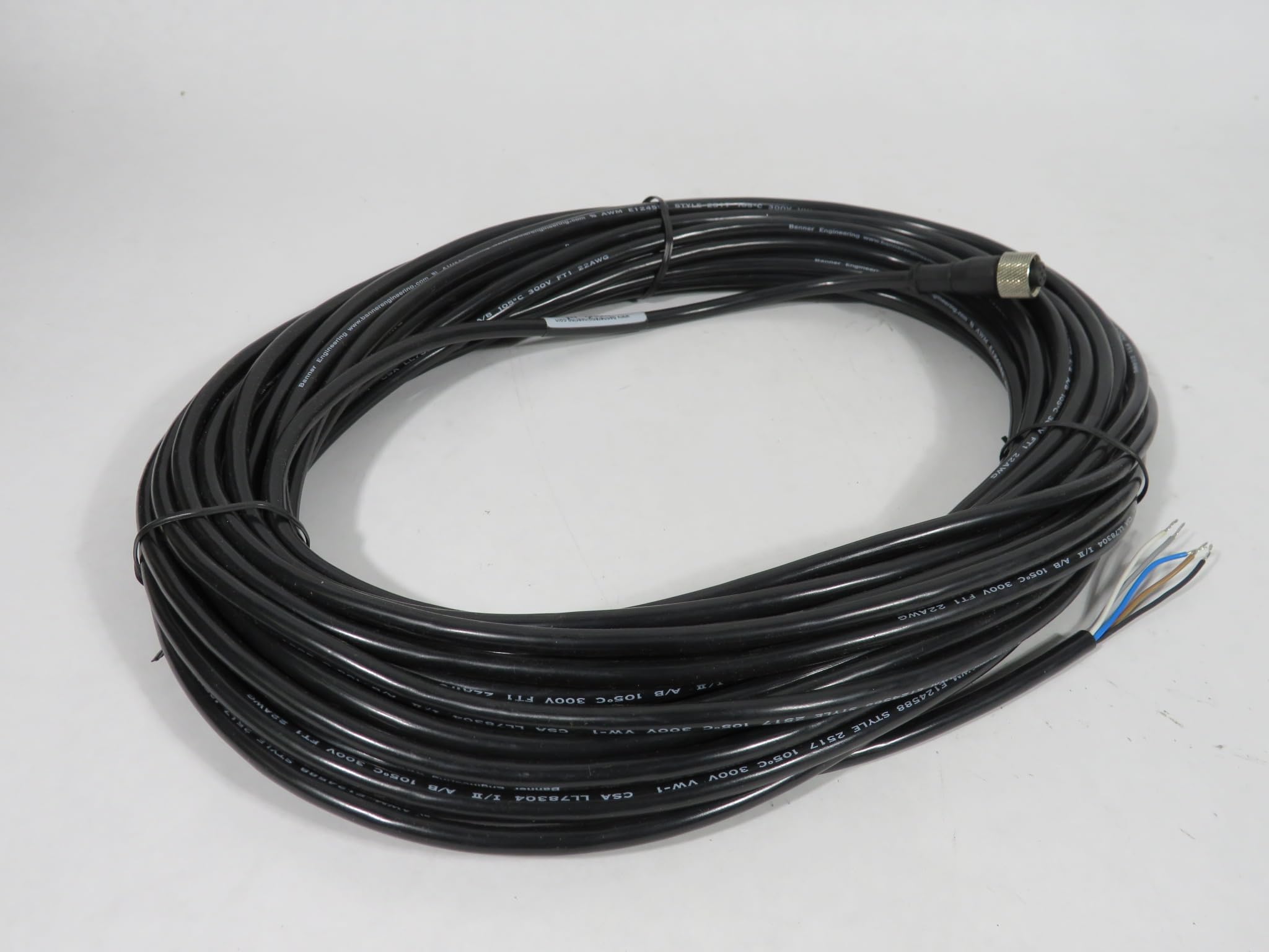 Banner MQDC1-560 66956 Single-Ended Sensor/Actuator Cordset 5-Pin 18m Length