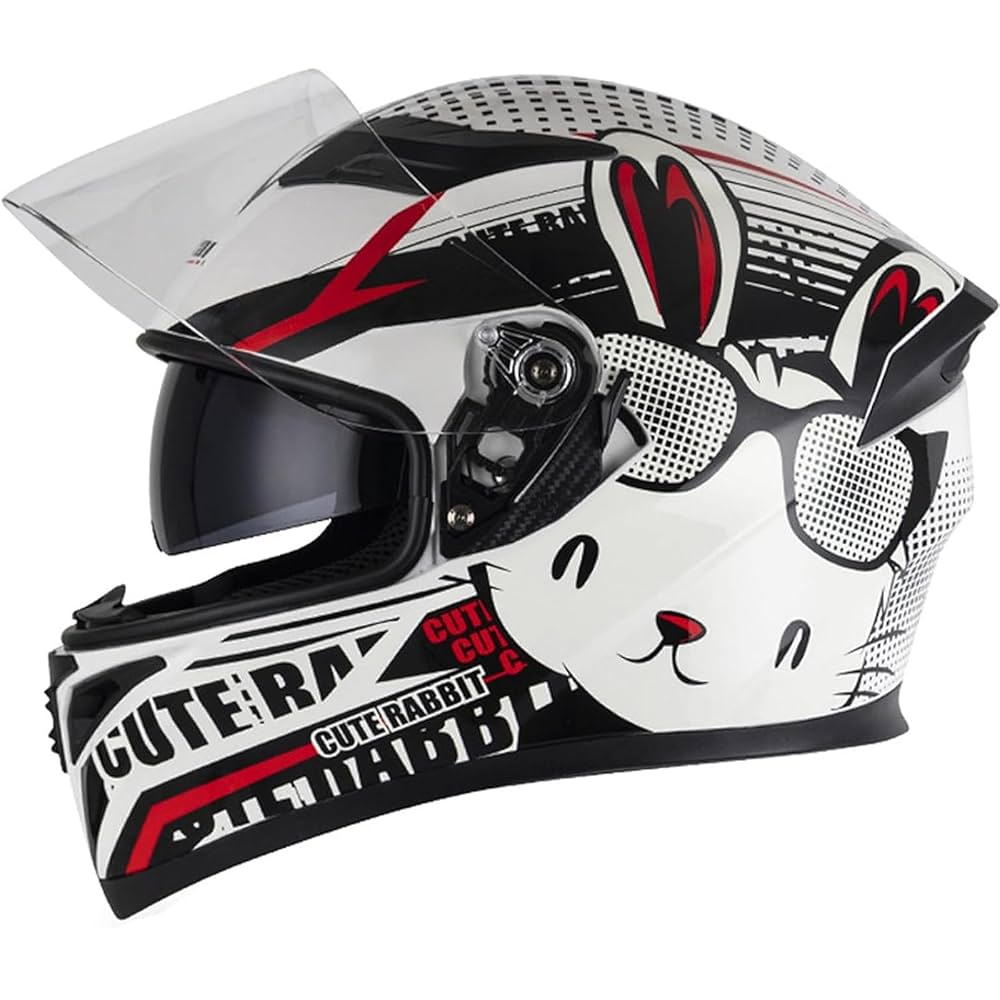 Amazon.co.jp: RUYICZB オートバイヘルメット フルフェイス