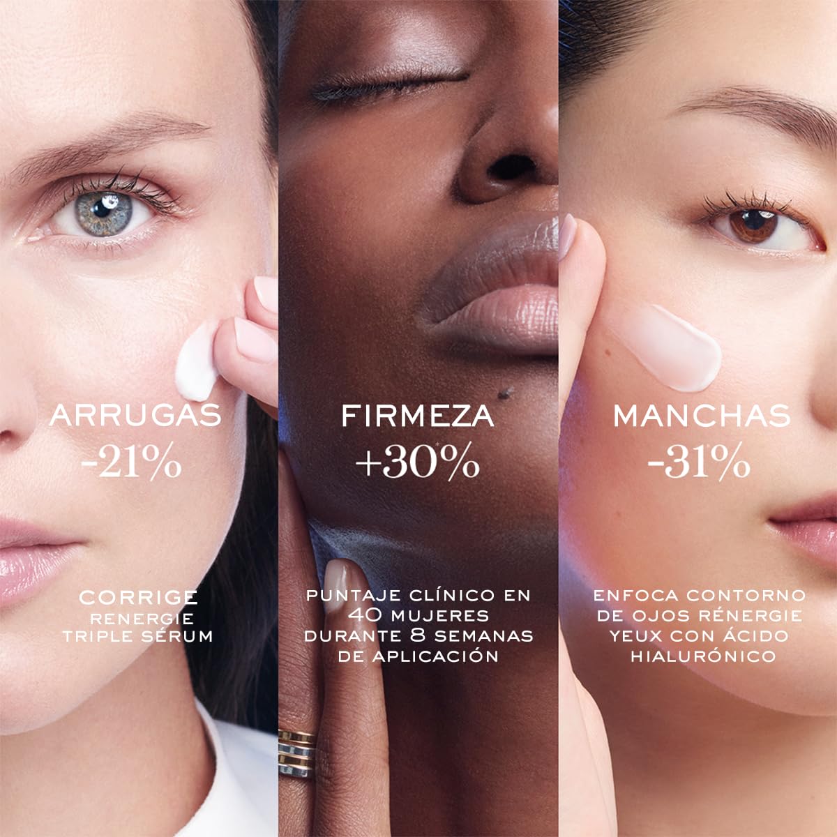 Lancôme Rénergie H.P.N. 300-Peptide SPF25 Cream, Tagespflege, 50 ml | Mit Hyaluronsäure, Peptiden und Niacinamid, straffende Wirkung für glattere und festere Haut spürbar