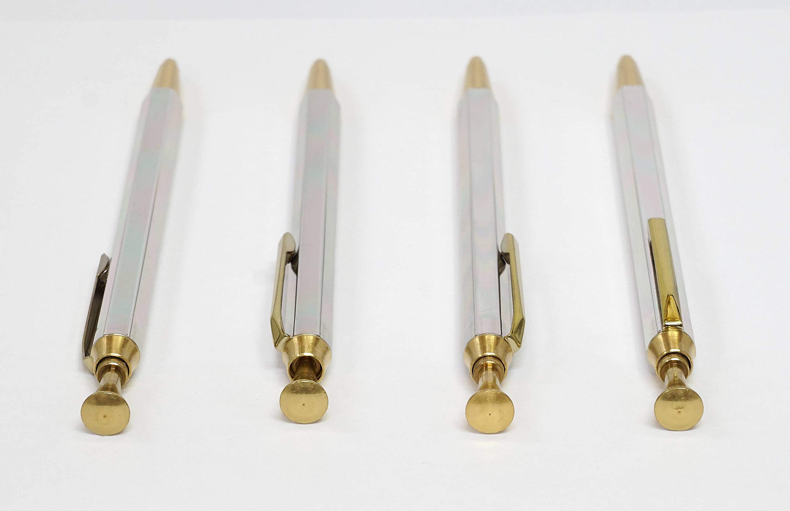 筆記具 6 Amazon | 日本製 Z88ゴールド＆シルバー 6角ノック金属