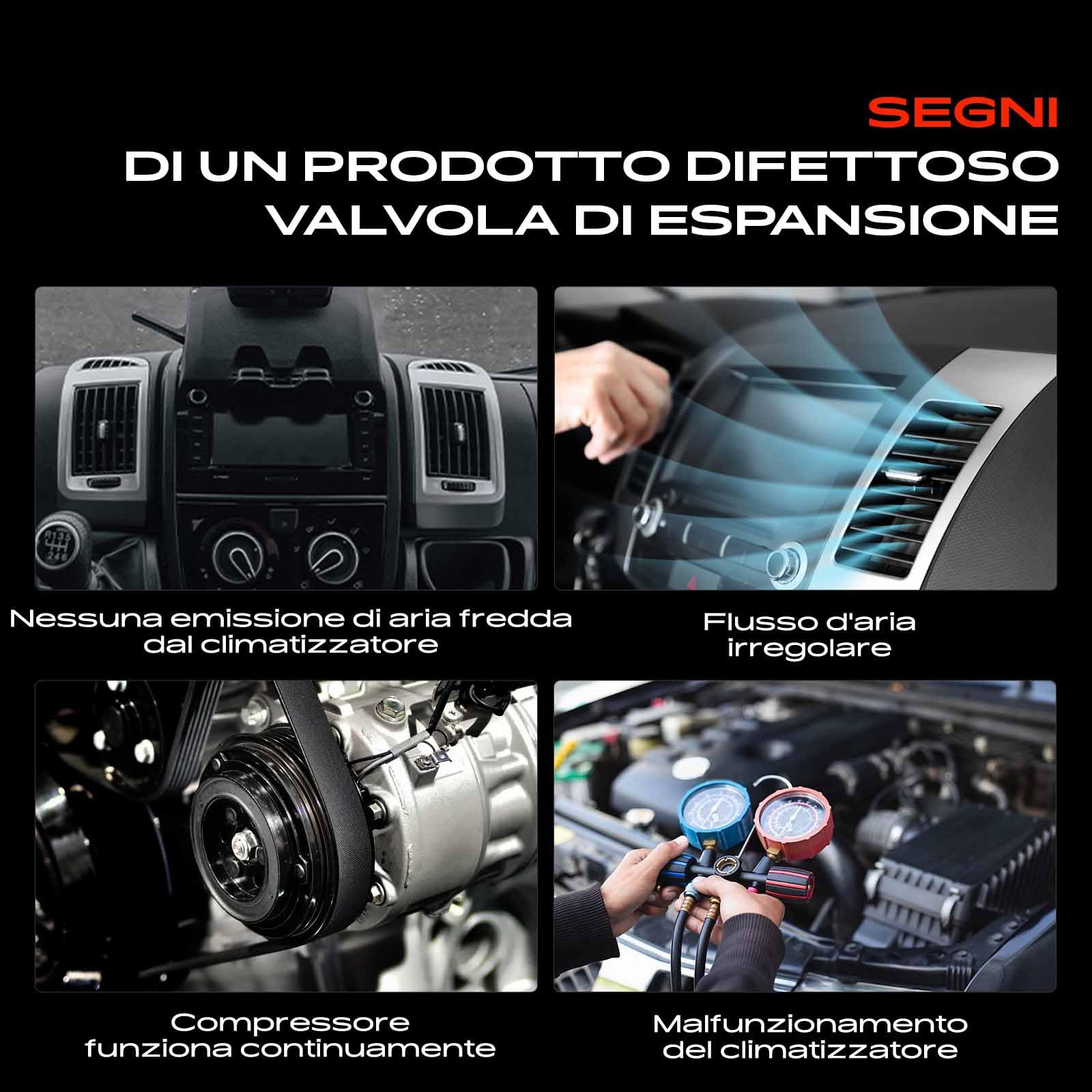 Frankberg Valvola di espansione climatizzatore Compatibile con Encore SUV 1.4 Trax 1.8 AWD Trax 1.4 LPG Trax 1.4 Trax 1.8 Replace# 95018101,1550542